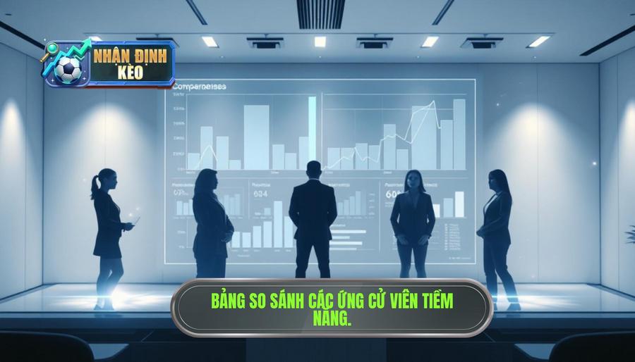 3. Bảng so sánh các ứng cử viên tiềm năng.